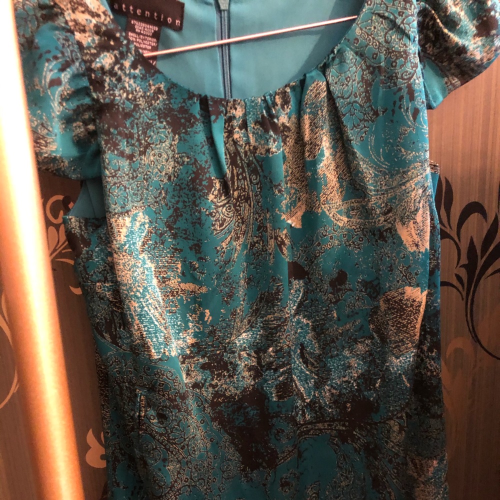 Green Blue Dress